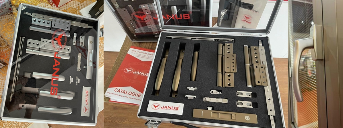 CẶP MẪU PHỤ KIỆN CỬA JANUS